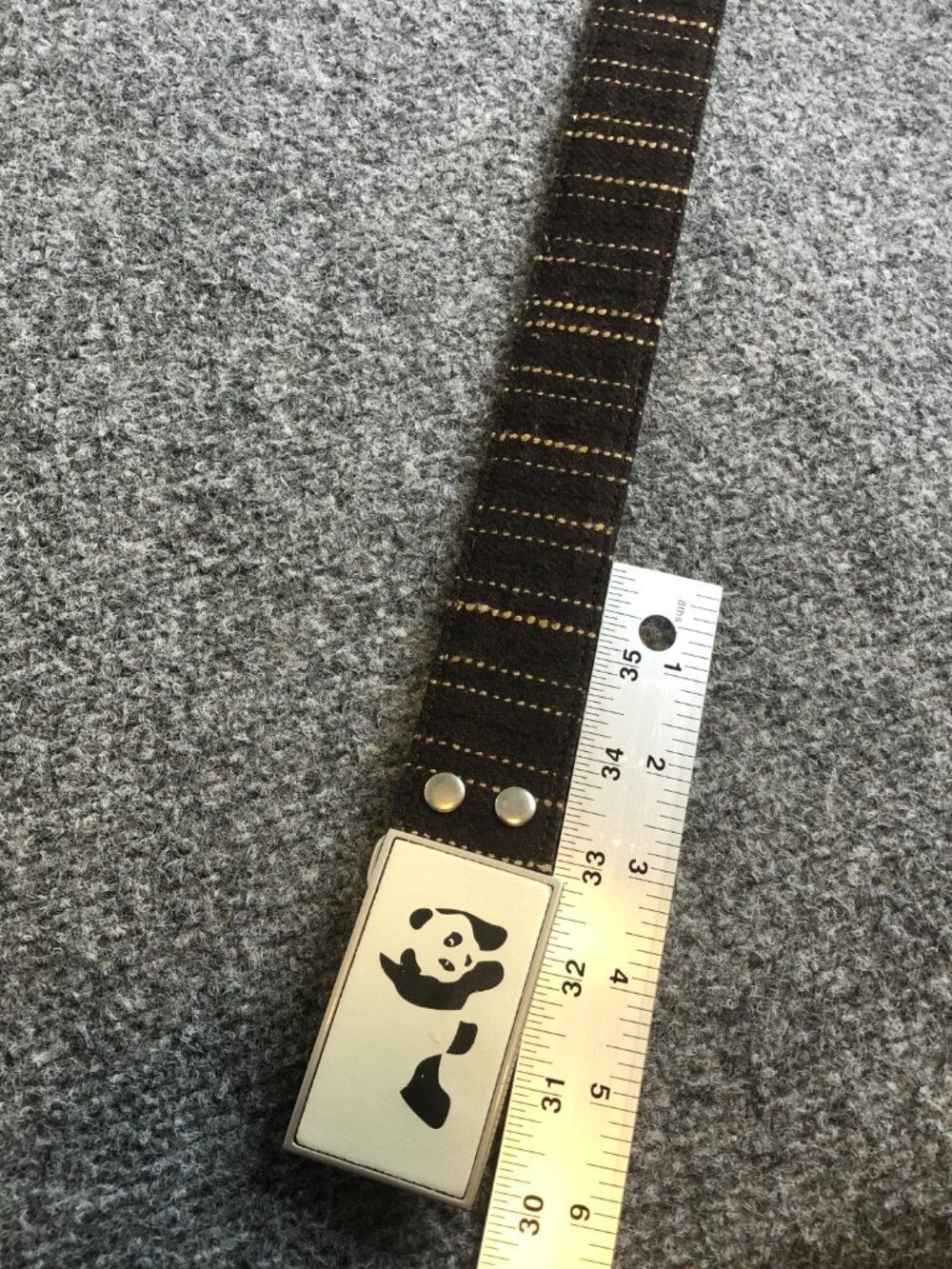 Vintage Enjoi Skateboards Panda Belt Bukcle Y2K Skate Grunge Nylon 30-32 waist - Picture 10 of 10